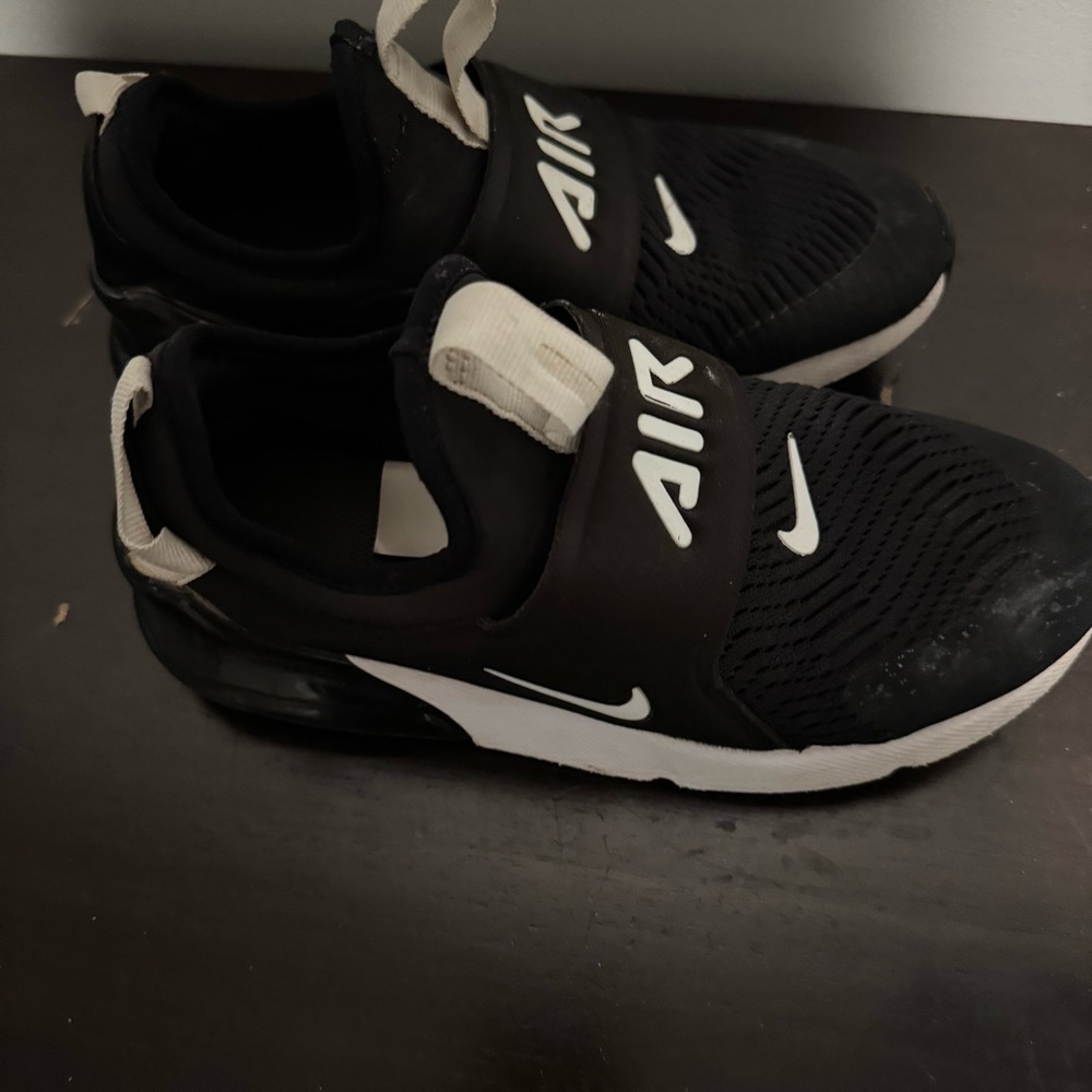Nike Kids Black and White Air Sneakers